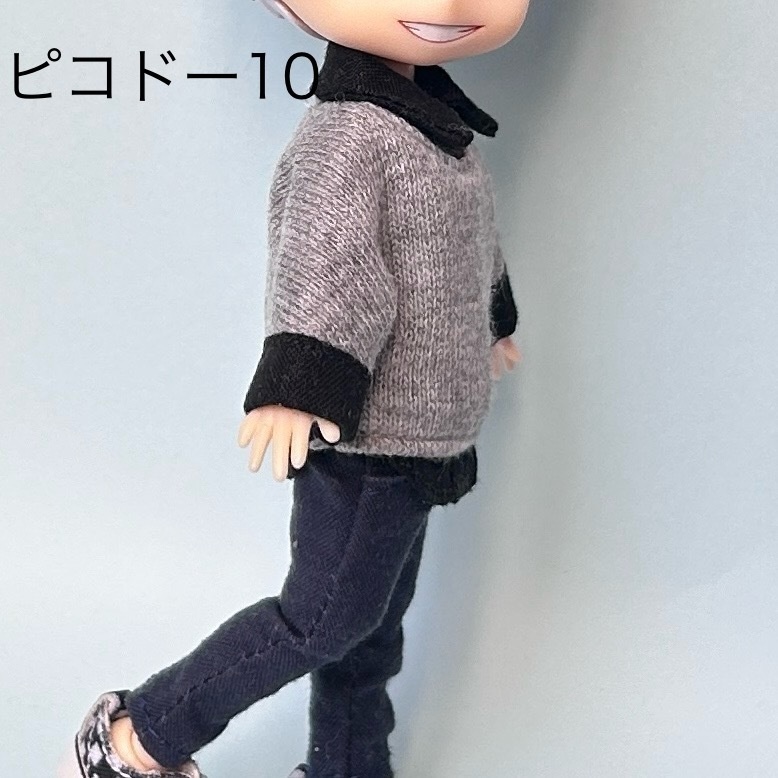 重ね着風 トレーナー【オビツ11/ピコドー/ねんどろいど】