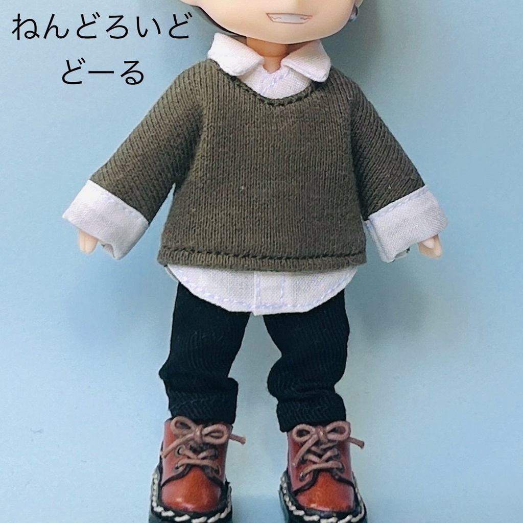 重ね着風 トレーナー【オビツ11/ピコドー/ねんどろいど】