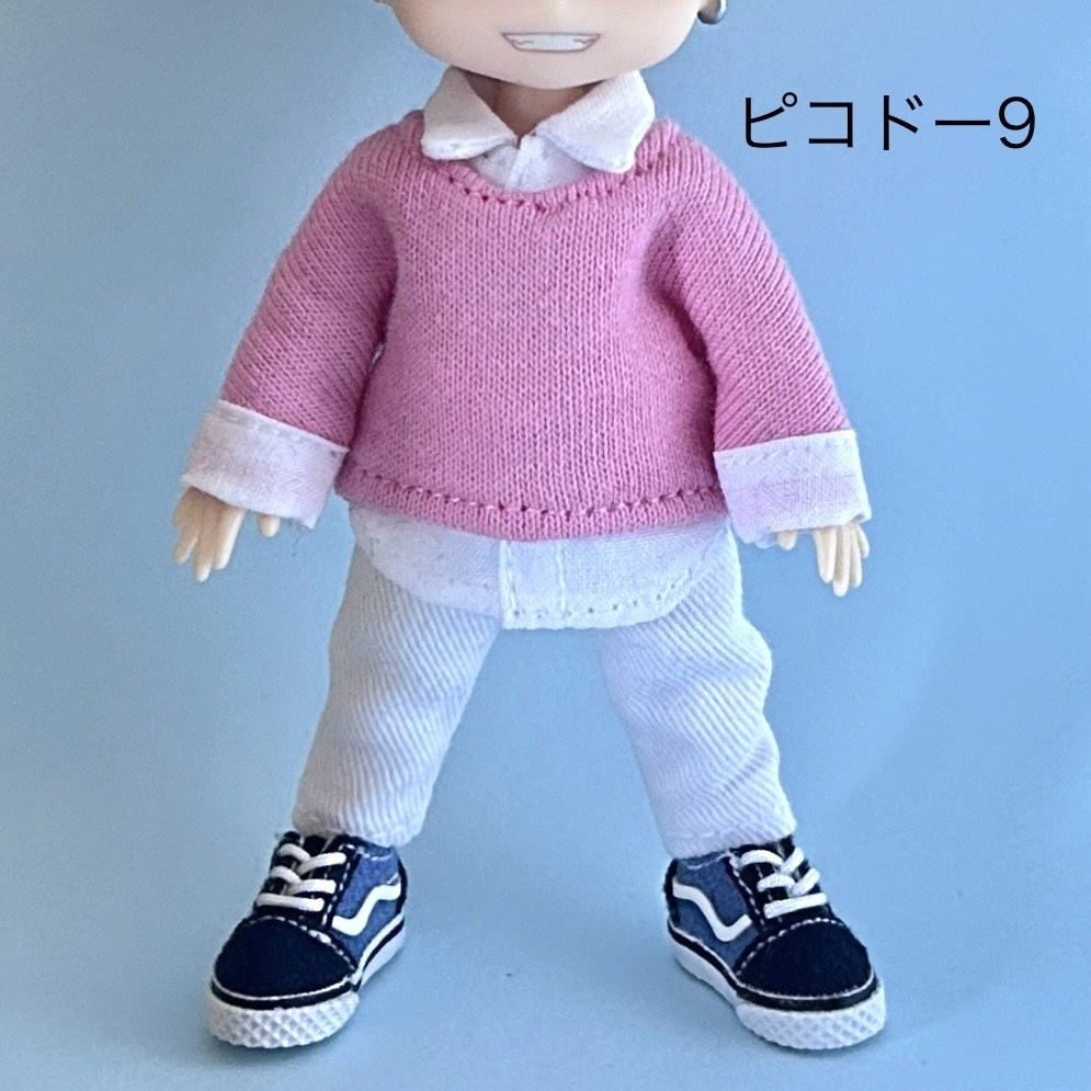 重ね着風 トレーナー【オビツ11/ピコドー/ねんどろいど】