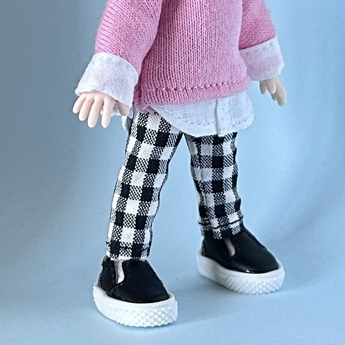 (オビツ11)パンツ チェック