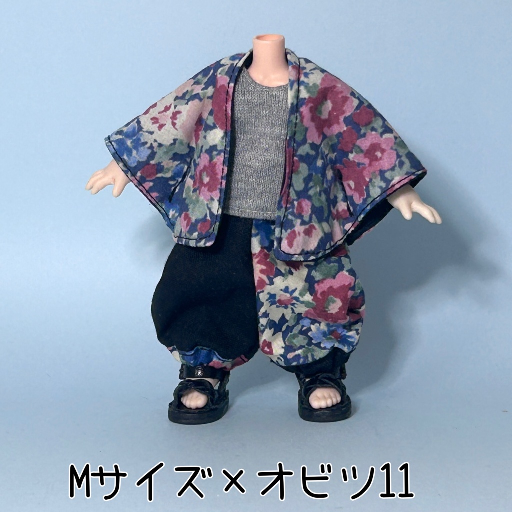 3点セット(ハーレムパンツ・タンクトップ・羽織)【ピコドー/オビツ11/ねんどろいどどーる】