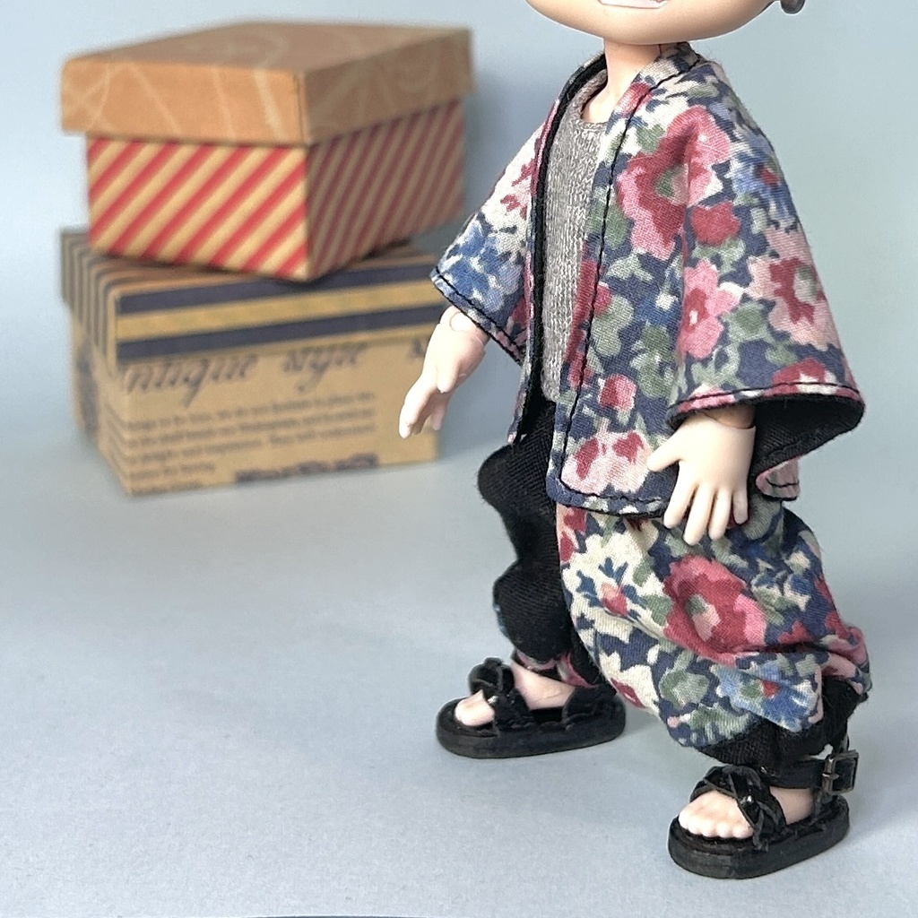 3点セット(ハーレムパンツ・タンクトップ・羽織)【ピコドー/オビツ11/ねんどろいどどーる】