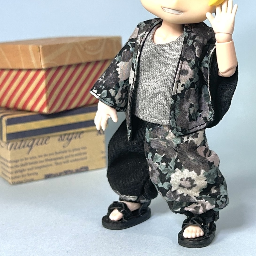 3点セット(ハーレムパンツ・タンクトップ・羽織)【ピコドー/オビツ11/ねんどろいどどーる】