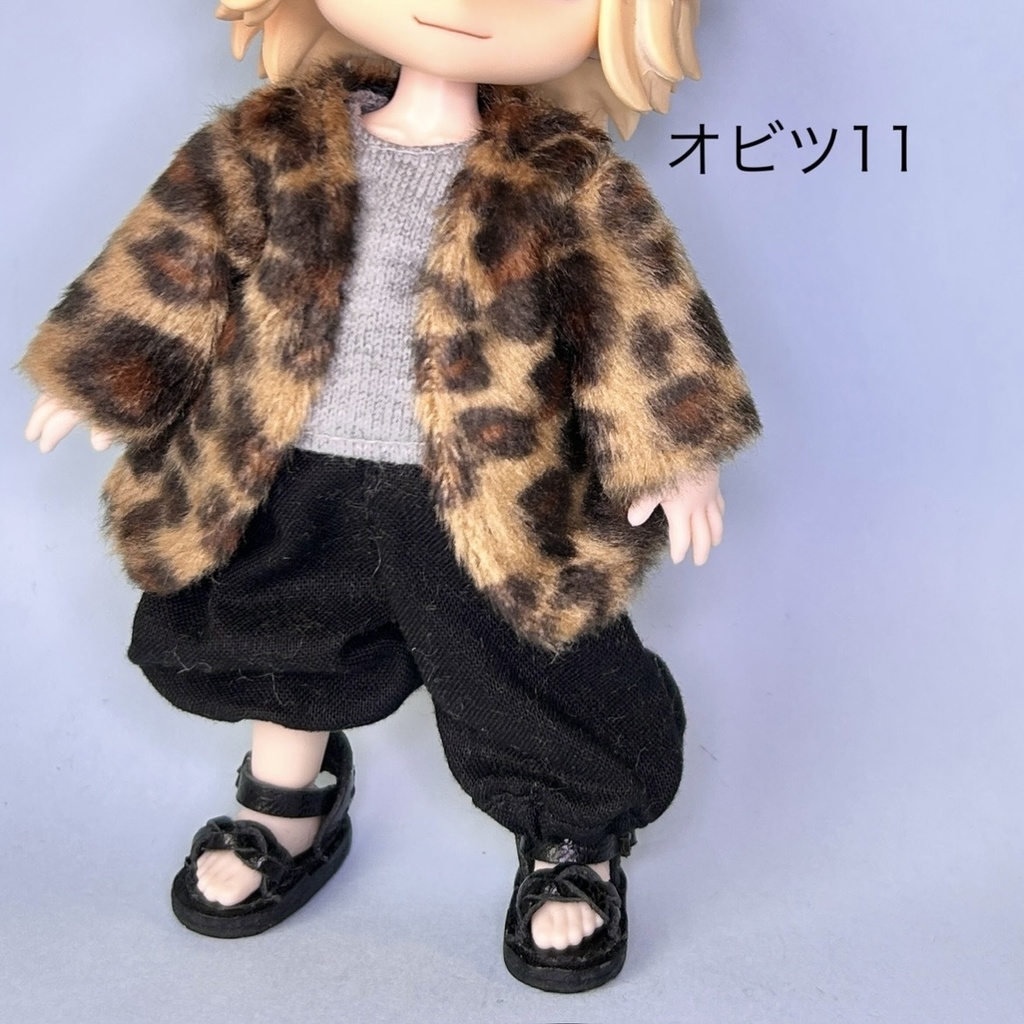 ヒョウ柄 コート【オビツ11/ピコドー 】