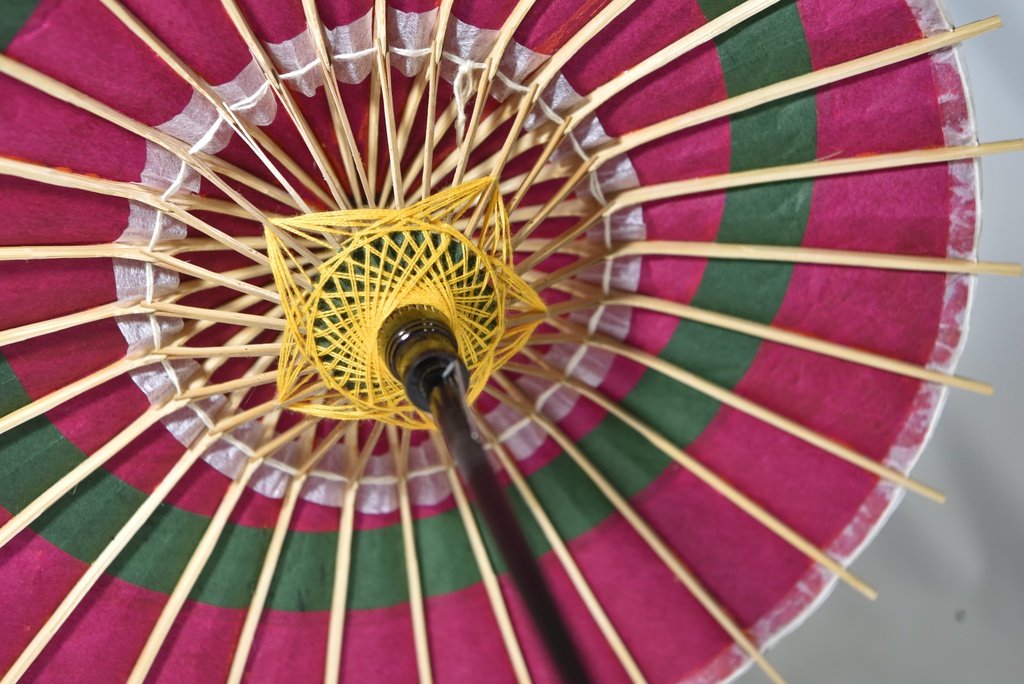 岐阜和傘 ドールサイズのミニ和傘 輪ずらし 受注生産