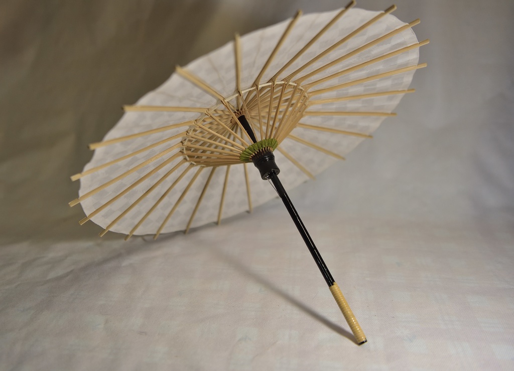 ミニ和傘 透かし模様(波紋)