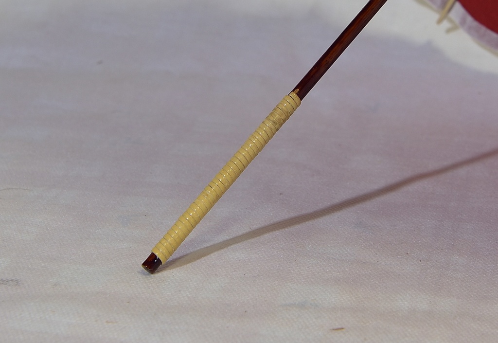 ドールサイズの中張蛇の目傘 赤 伝統工芸品