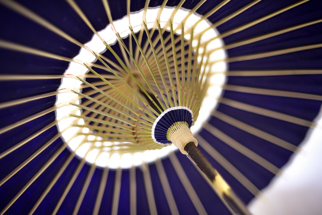 岐阜和傘 ドールサイズのミニ和傘 番蛇の目