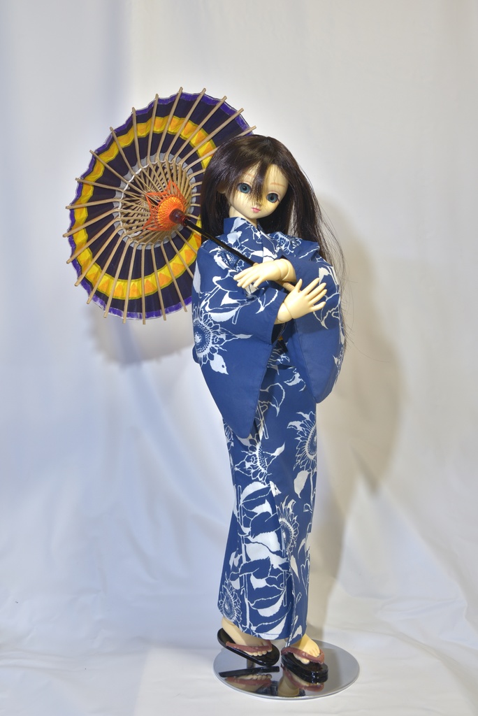 岐阜和傘　ドールサイズのミニ和傘　輪ずらし　伝統的工芸品