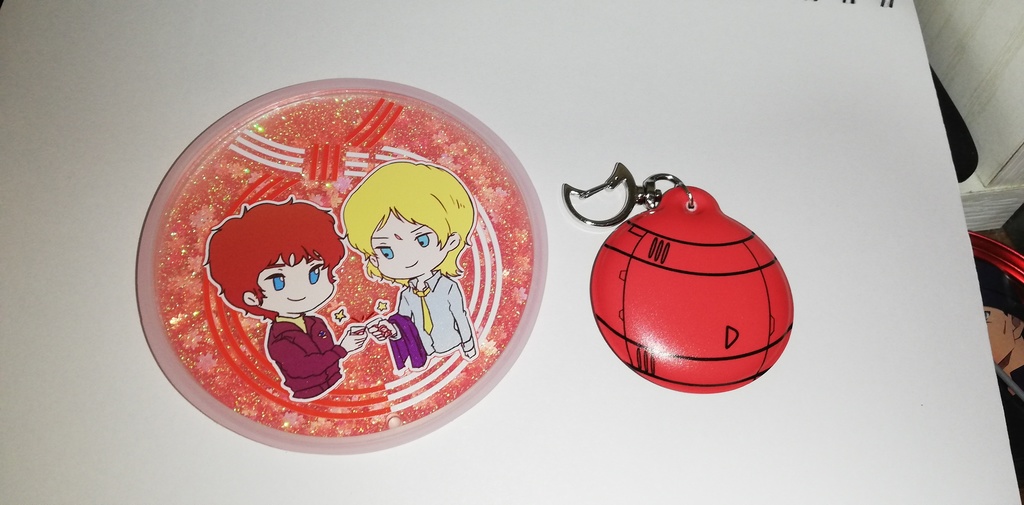 アクリルサンドコースター＆マシュマロキーホルダー