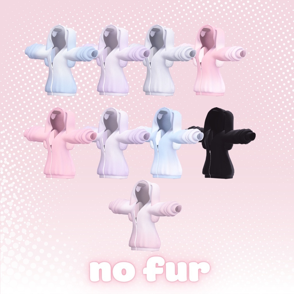 『凪向け』でかいうさパーカー BIG RABBIT PARKA FOR NAGI