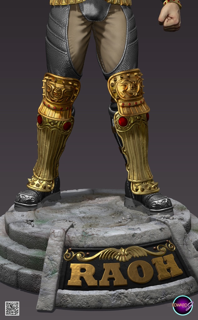 ラオウ Fist Raising Version STL