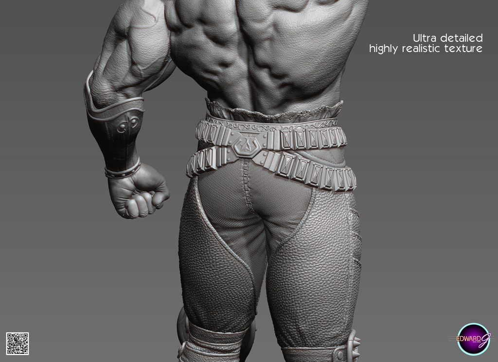 ラオウ Fist Raising Version STL