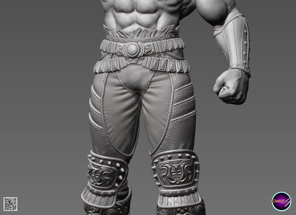 ラオウ Fist Raising Version STL