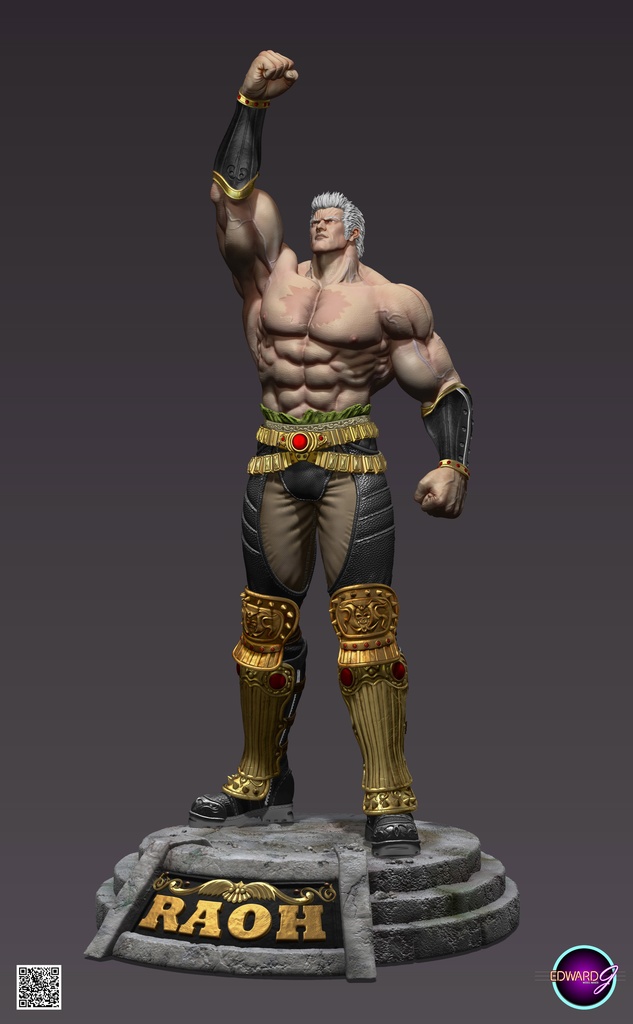 ラオウ Fist Raising Version STL