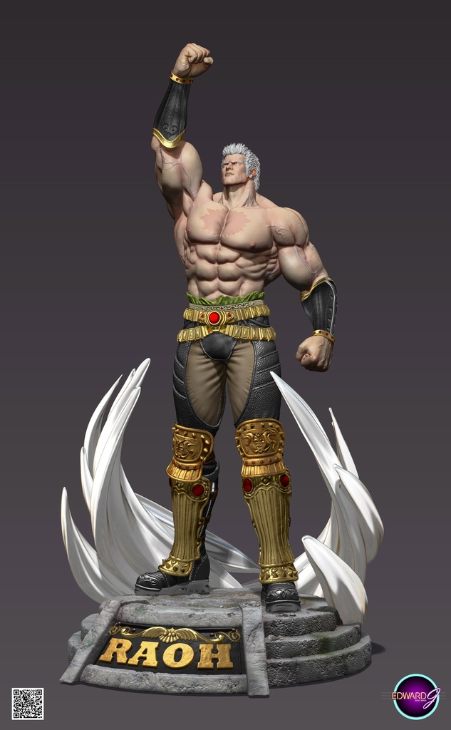 ラオウ Fist Raising Version STL