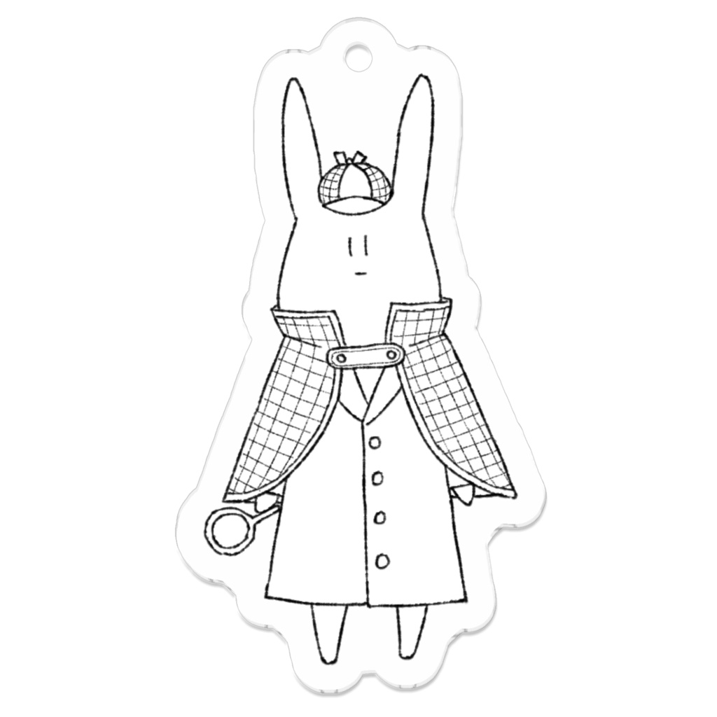 虚無うさぎアクキー・探偵