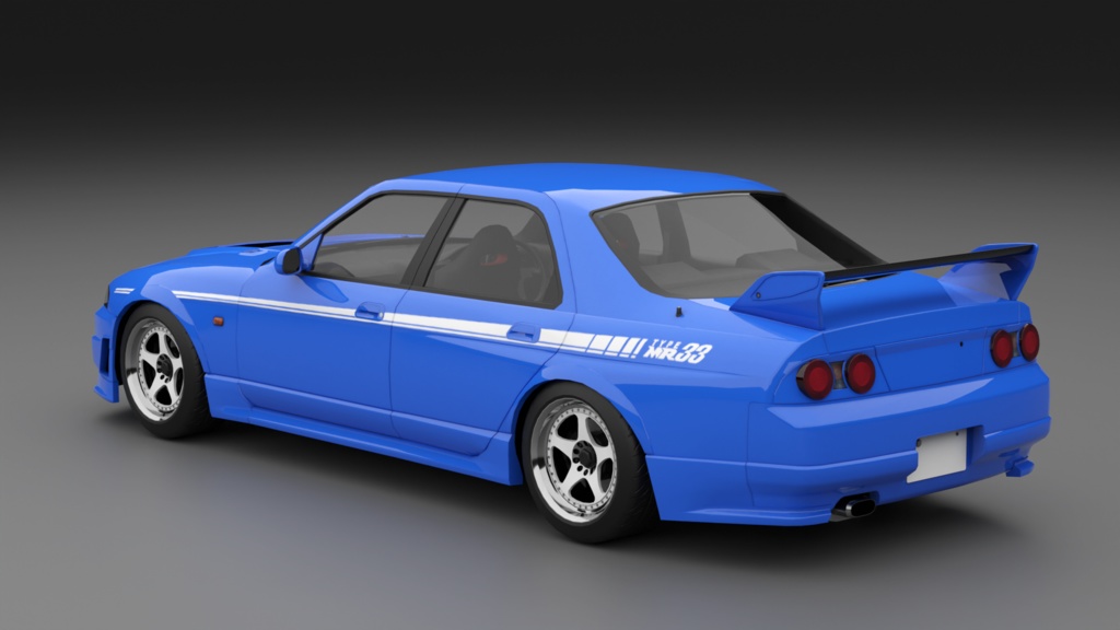 TypeMR33 2ドア 4ドア 3Dモデル 単品・セット販売あり