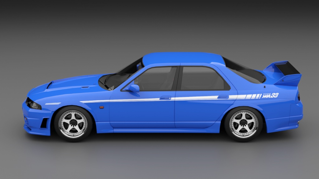 TypeMR33 2ドア 4ドア 3Dモデル 単品・セット販売あり