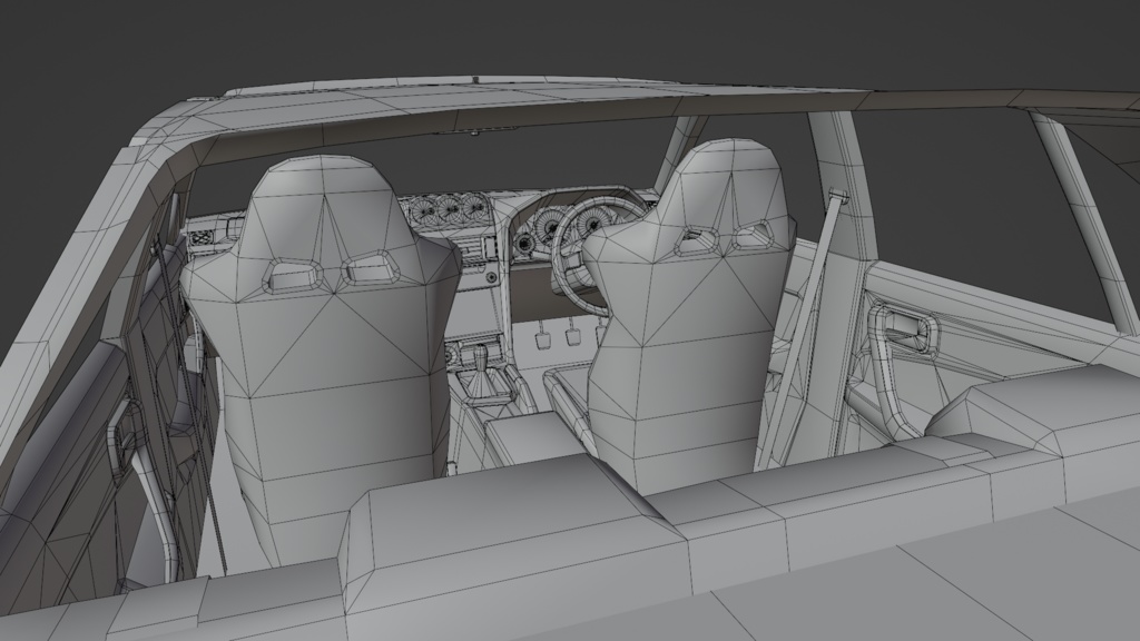 GtTR34 2ドア・4ドア 3Dモデル 単品・セット販売あり