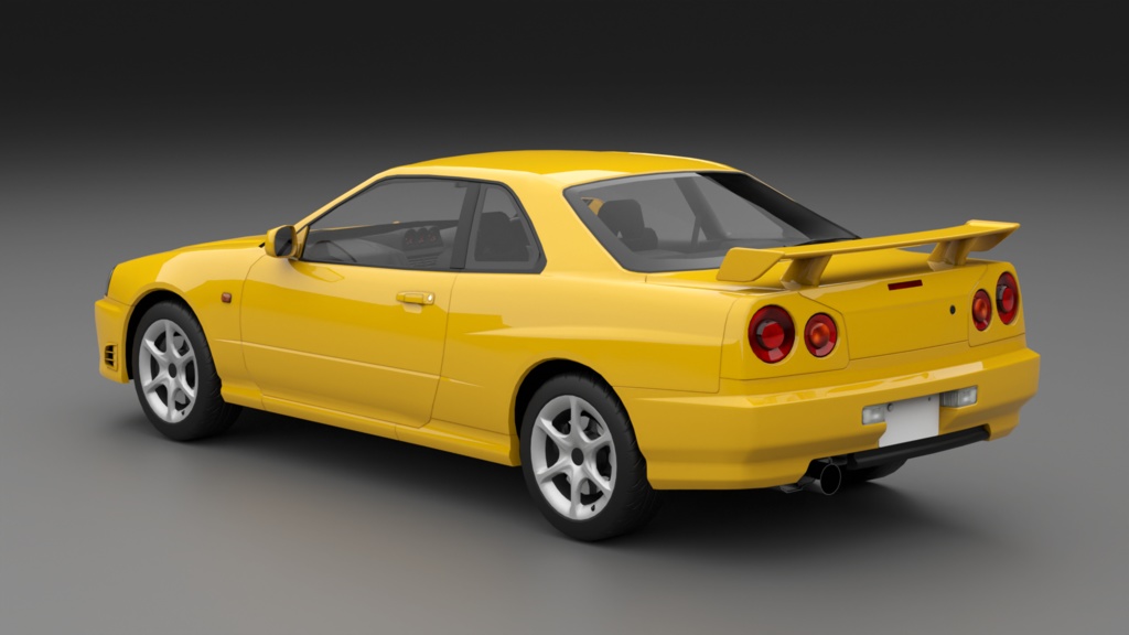 GtTR34 2ドア・4ドア 3Dモデル 単品・セット販売あり