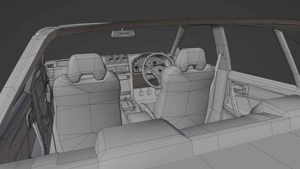 GtTR34 2ドア・4ドア 3Dモデル 単品・セット販売あり