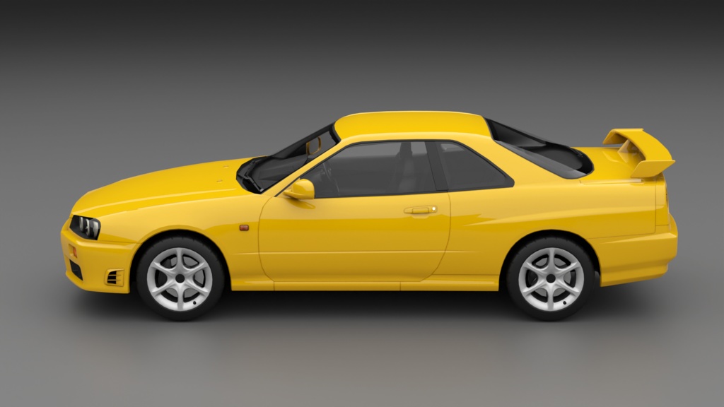 GtTR34 2ドア・4ドア 3Dモデル 単品・セット販売あり