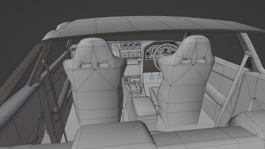 GtTR34 2ドア・4ドア 3Dモデル 単品・セット販売あり