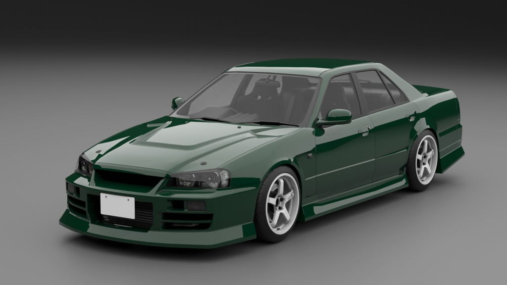 GtTR34 2ドア・4ドア 3Dモデル 単品・セット販売あり