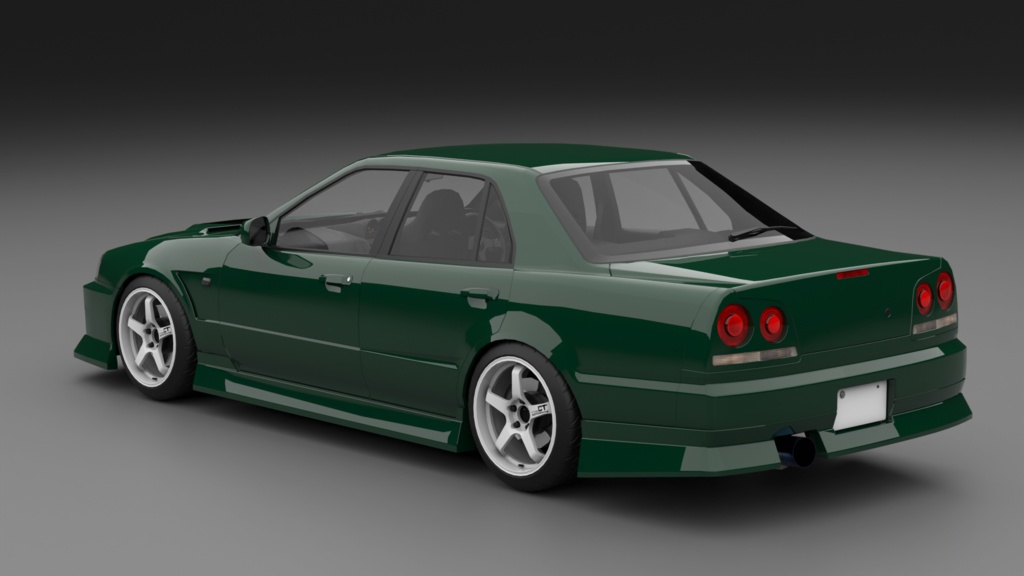 GtTR34 2ドア・4ドア 3Dモデル 単品・セット販売あり