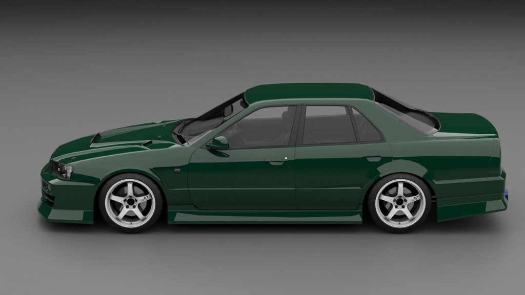 GtTR34 2ドア・4ドア 3Dモデル 単品・セット販売あり