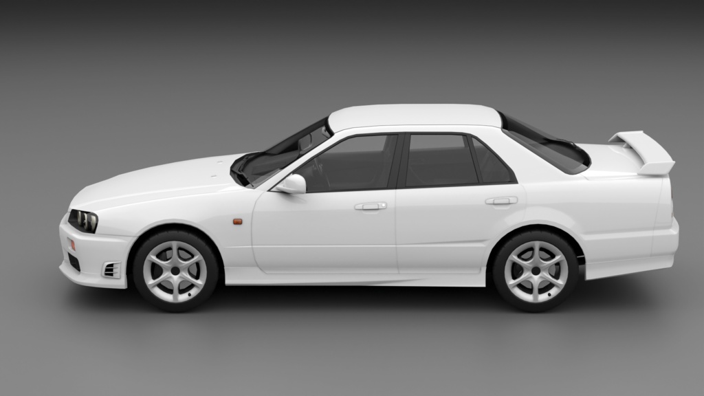 GtTR34 2ドア・4ドア 3Dモデル 単品・セット販売あり