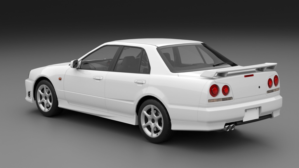 GtTR34 2ドア・4ドア 3Dモデル 単品・セット販売あり