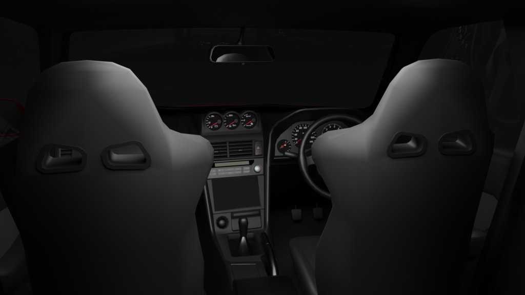 GtTR34 2ドア・4ドア 3Dモデル 単品・セット販売あり