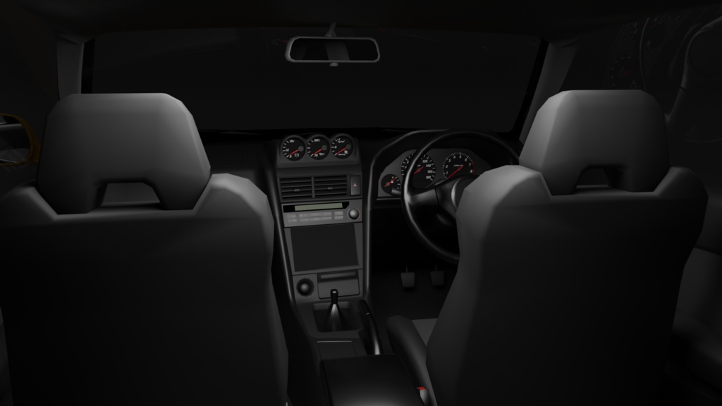 GtTR34 2ドア・4ドア 3Dモデル 単品・セット販売あり