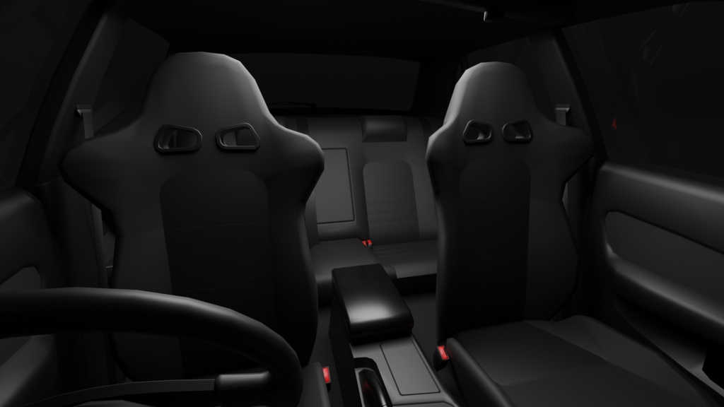 GtTR34 2ドア・4ドア 3Dモデル 単品・セット販売あり