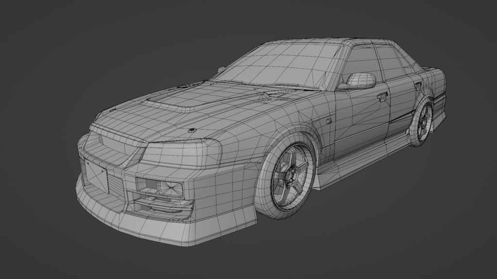 GtTR34 2ドア・4ドア 3Dモデル 単品・セット販売あり