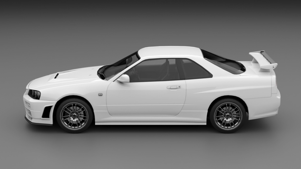 GtTR34 2ドア・4ドア 3Dモデル 単品・セット販売あり