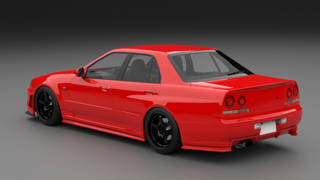 GtTR34 2ドア・4ドア 3Dモデル 単品・セット販売あり
