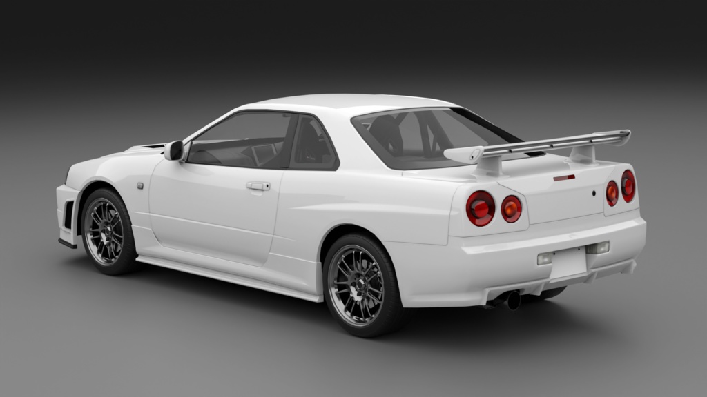 GtTR34 2ドア・4ドア 3Dモデル 単品・セット販売あり