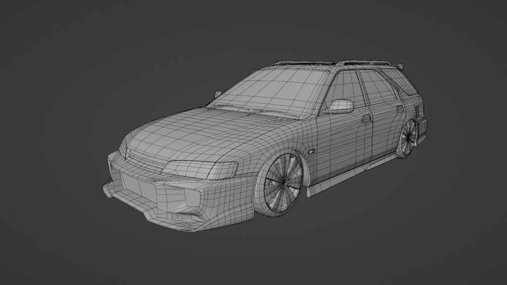 ディコード ワゴン CE 3Dモデル 単品・セット販売あり