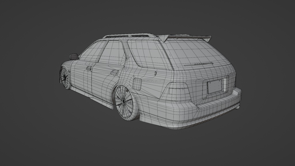 ディコード ワゴン CE 3Dモデル 単品・セット販売あり