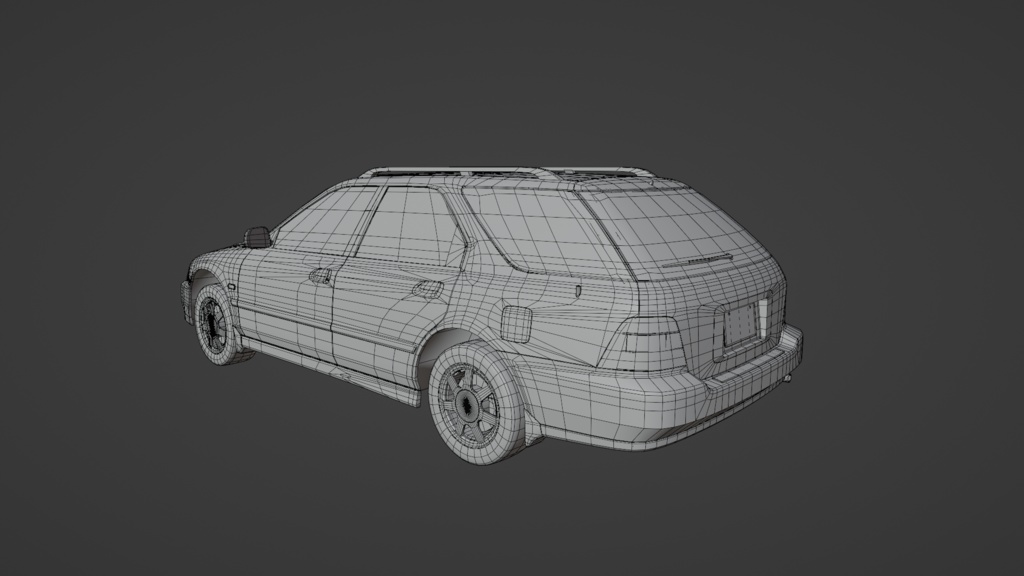 ディコード ワゴン CE 3Dモデル 単品・セット販売あり