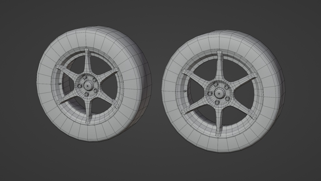 【無料】R1Racing ホイール 3Dモデル