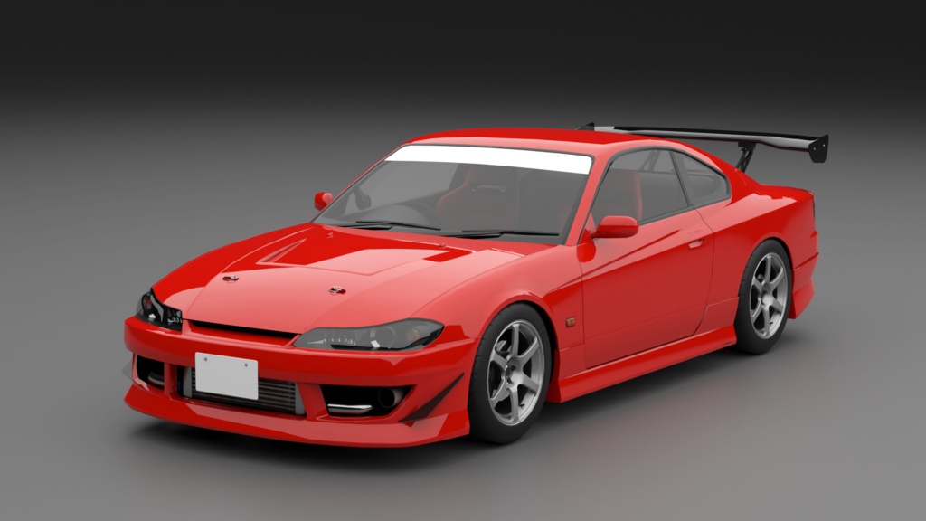 シランビア15 3Dモデル 単品・セット販売あり