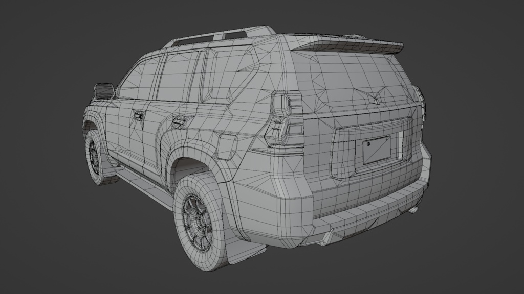 【無料】ランクルーズ プライド 3Dモデル