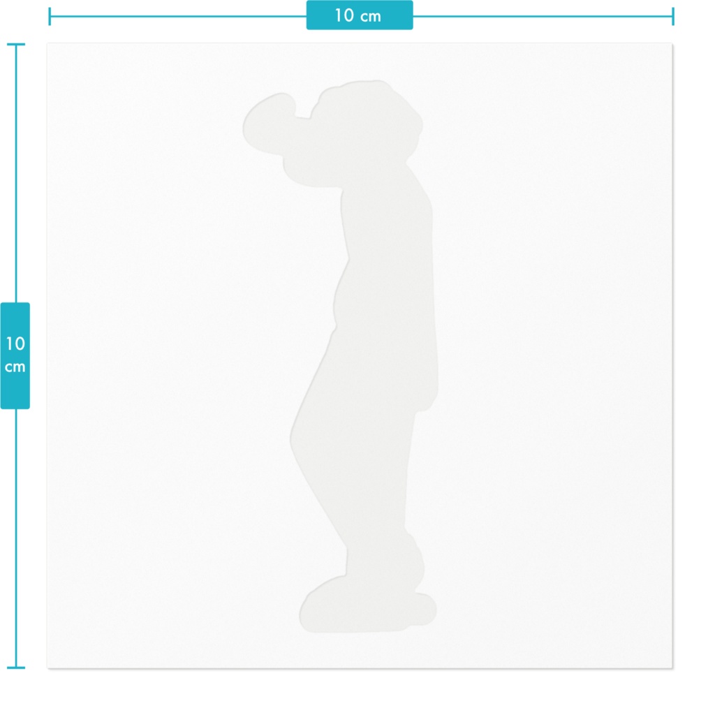 寝起きのタバコ男子ステッカー