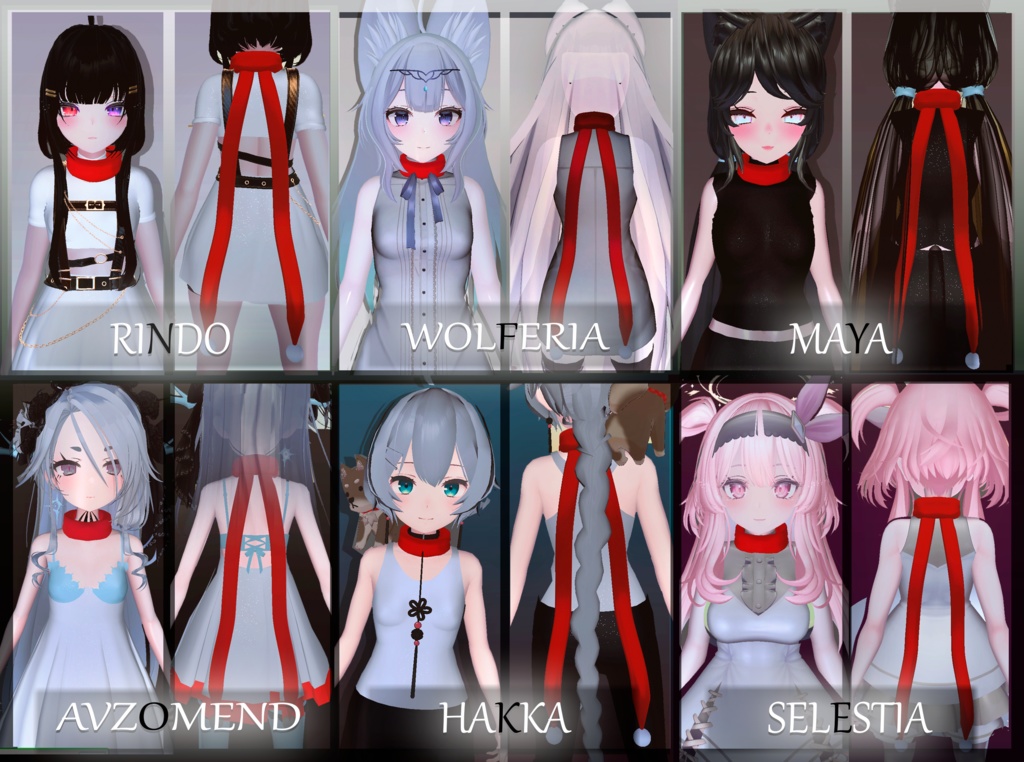 FREE【無料】 クリスマススカーフ | Christmas Scarf