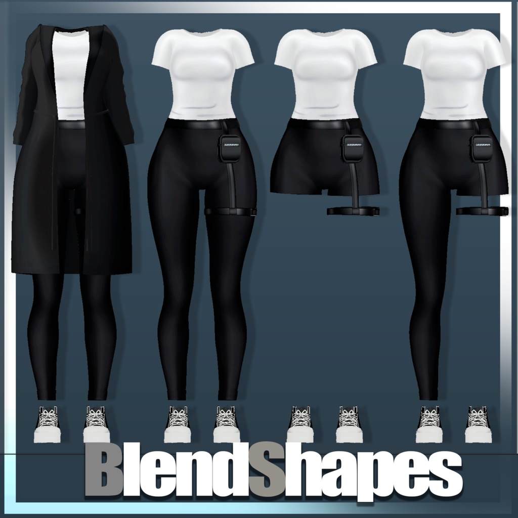 「セレスティア」 &「竜胆」| Selestia & Rindo Spring Sport Outfit