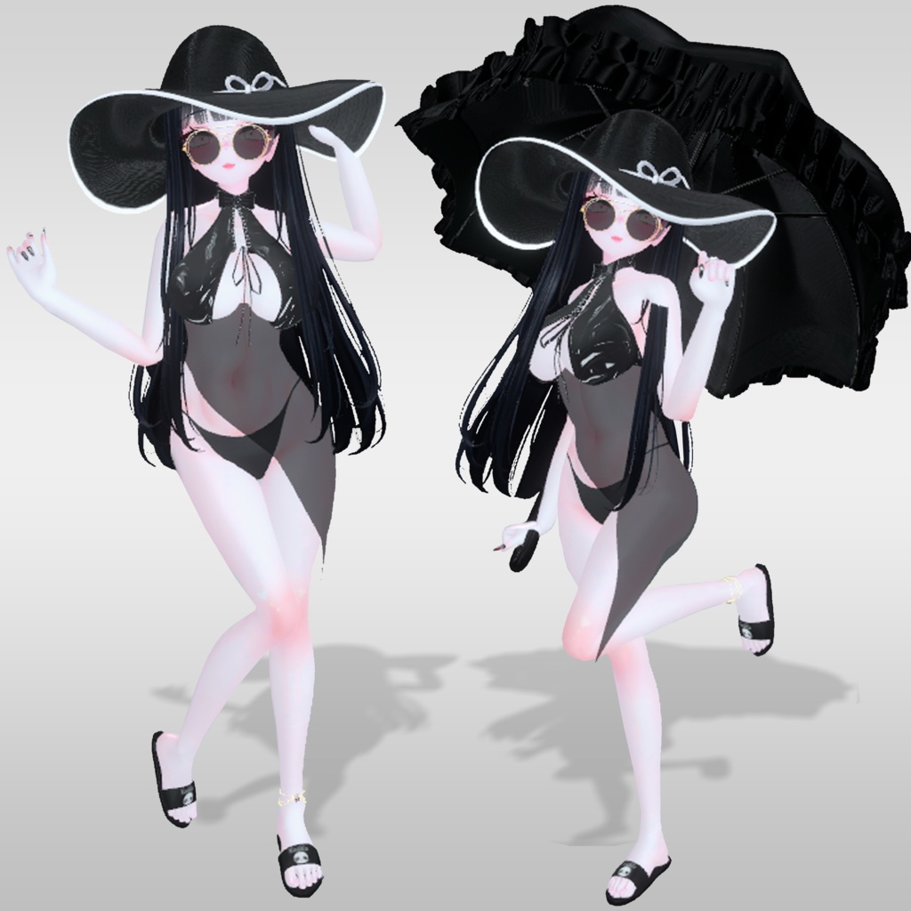 「舞夜」Maya Gothic Summer Outfit